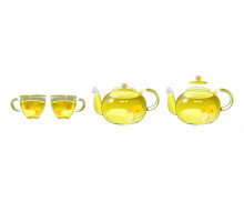 국화차(주전자, 찻잔)