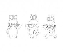 토끼 색칠 모음