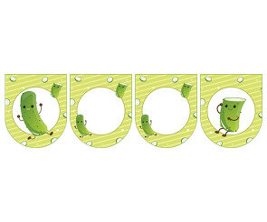 [개별도안] 오이 놀이 가랜드