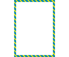 파랑 노랑 사선 테두리