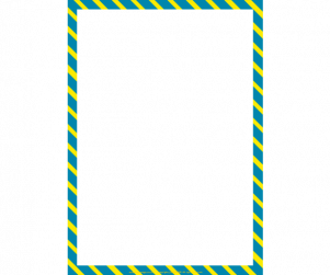 파랑 노랑 사선 테두리