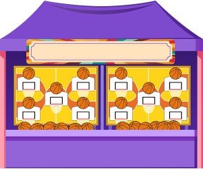 공 던지기 가게 배경(문구없는)