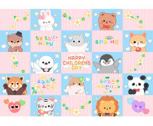 어린이날 하트 포토월