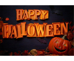 HAPPY HALLOWEEN 잭오랜턴 배경
