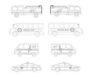 자동차 색칠 모음