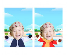 야외 스케이트장 합성 표지