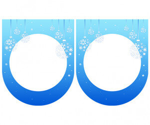 [개별도안] 겨울 패션쇼 가랜드 