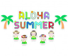 ALOHA SUMMER 레터링