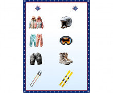 스키장 메뉴판(문구없음)