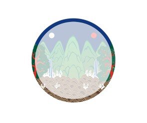 일월오봉도 라벨