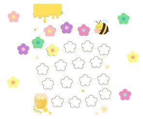 칭찬판(꿀벌)(문구없음)