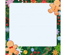 진저맨 쿠키 메모지