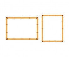 대나무 테두리(액자)