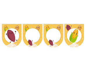 [개별도안] 전분 놀이 가랜드