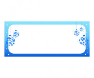 겨울 패션쇼 안내판(문구없음)