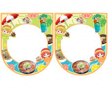 [개별도안] 시원한 여름 음식 가게 가랜드