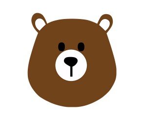 곰 얼굴