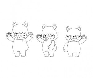곰 색칠 모음