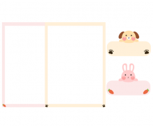 동요동시판(강아지,토끼)(문구없음)