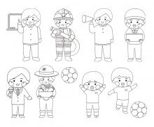 직업 색칠 모음