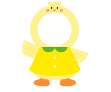 병아리 합성이미지