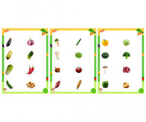 채소가게 메뉴판(문구없음)