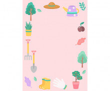 식목일 배경 (세로, 문구없음)