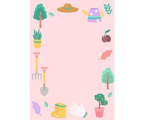 식목일 배경 (세로, 문구없음)