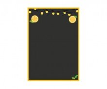 귤 카페 메뉴판