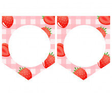 [개별도안] 딸기잼 만들기 가랜드