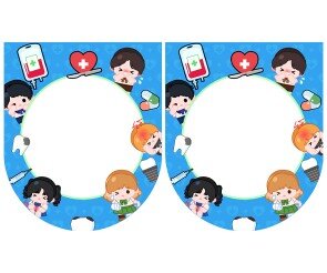 [개별도안] 즐거운 병원놀이 가랜드