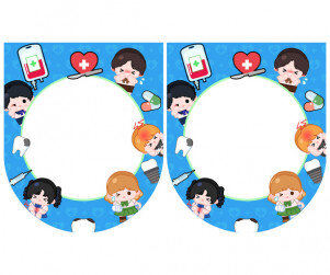 [개별도안] 즐거운 병원놀이 가랜드