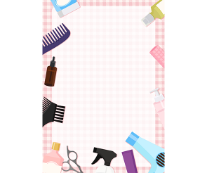 미용도구 배경