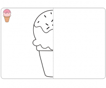 거울 대칭 그리기