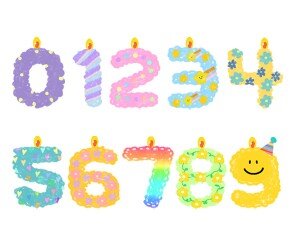 숫자 초(스마일)