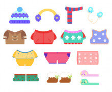 겨울 용품 모음