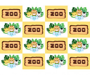 동물원 ZOO 포토월 만들기