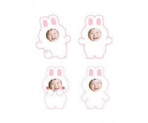 토끼 합성이미지