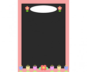 봄옷 가게 메뉴판