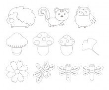 가을 색칠 모음