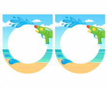 [개별도안] 시원한 물총놀이