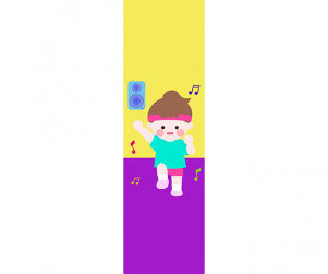 신나는 줌바댄스 배너(문구없음)