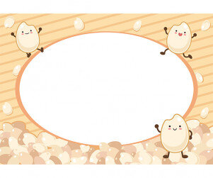 쌀 튀밥 놀이 배경