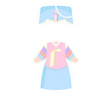 한복 합성이미지