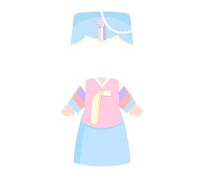 한복 합성이미지