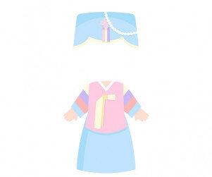 한복 합성이미지