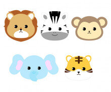동물 얼굴 모음