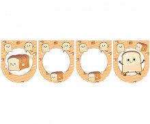 [개별도안] 식빵 놀이 가랜드