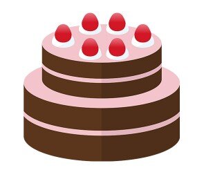 딸기 초코 케이크