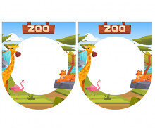 [개별도안] 동물원 놀이 가랜드